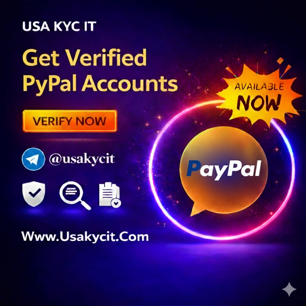 Get Verified PayPal Accounts - USA KYCIT